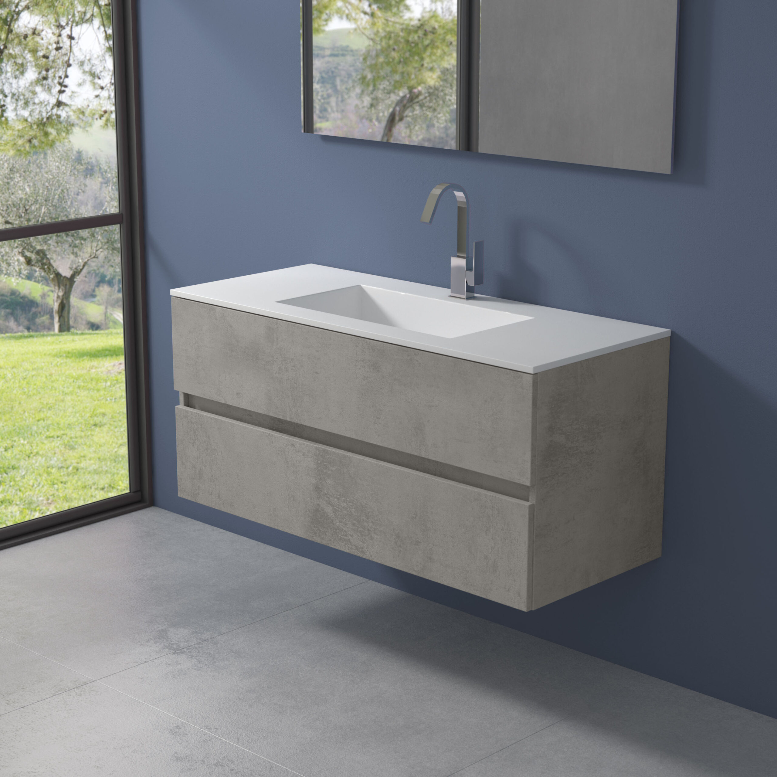 Mobile bagno Evo 54 da 80 a 160 cm